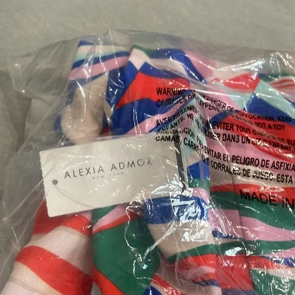 ALESSI one shoulder patterned maxi dress in bright geo - Picture 4 of 6